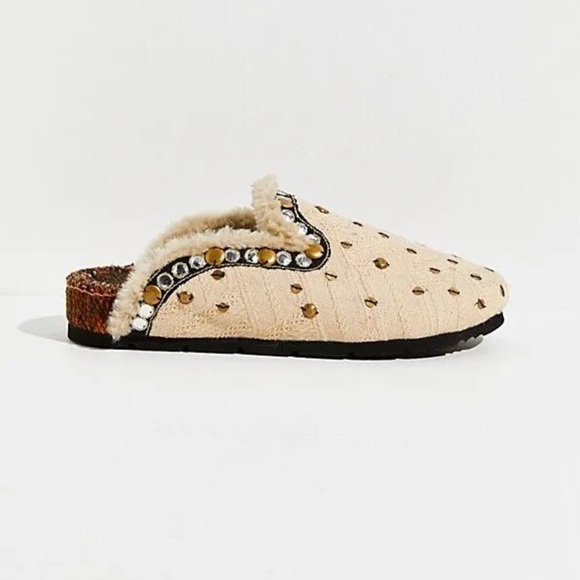 Free People Textile Damon Cozy Mules Size 36. Sh3 - Picture 2 of 7